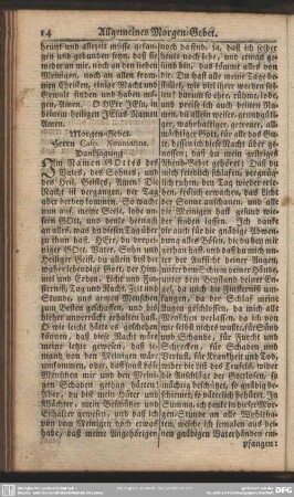 Morgen-Gebet