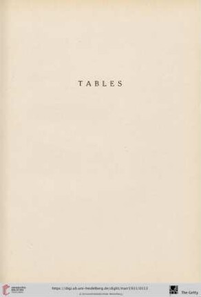 Tables