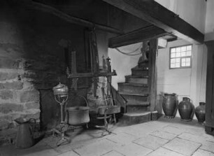 Herdraum eines Bauernhauses