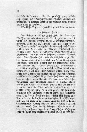Ein junger Held.