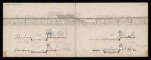 Elektrische Stadtbahn Berlin Blatt 13: Schöneberger Brücke. Ansichten und Querprofile