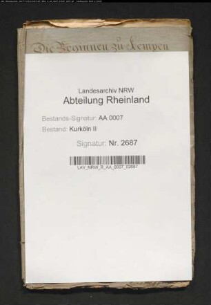 Sog. Beginen zu Kempen, Anzahl, Regel und Lebensführung