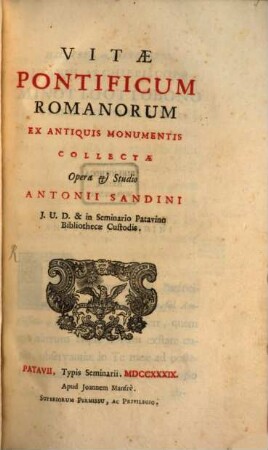 Vitae pontificum romanorum