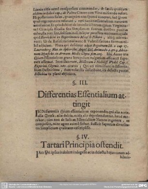 §. IV. Tartari Principia ostendit.