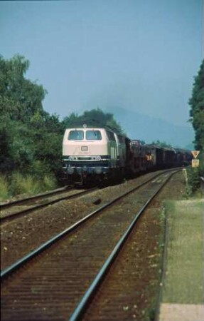 Sülzbach Lok 215 064 Vorspann Lok Baureihe 215 Dg Geschwindigkeitsvoranzeiger