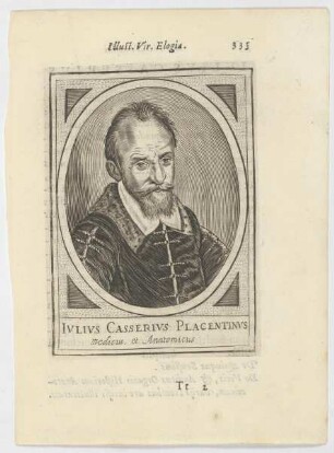 Bildnis des Iulius Casserius