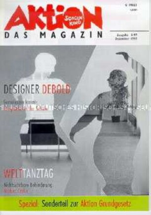 Magazin "Aktion Sorgenkind" mit einem Beitrag über Integrationsschulen