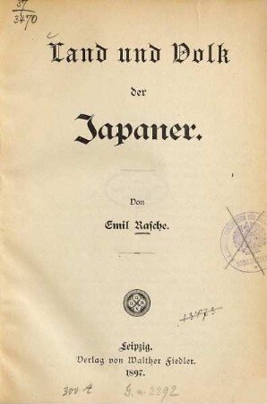 Land und Volk der Japaner