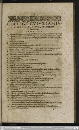Collegi Cuiusdam Iuris Consultorum in Ober Teutschlandt Consilium