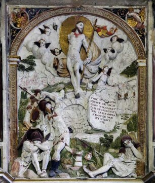 Epitaph für den Ratsmeister Paul Mues — Auferstehung Jesu