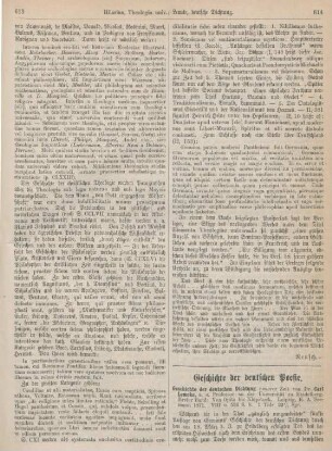 614-616 Geschichte der deutschen Poesie