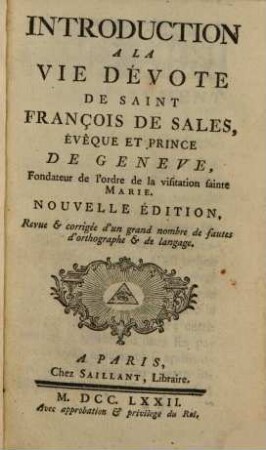 Introduction à la vie devote