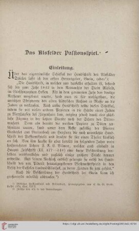 Das Alsfelder Passionsspiel