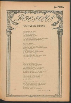 Poesías : Cantos de otoño