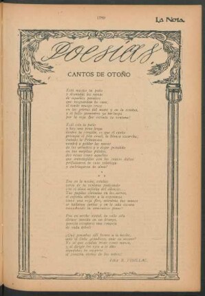Poesías : Cantos de otoño