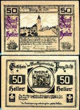 Perg, Oberösterreich 50 Heller