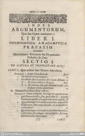 Index Argumentorum...