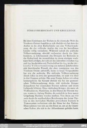 VI Türkenherrschaft Und Kreuzzüge