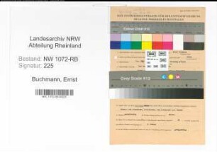 Entnazifizierung Ernst Buchmann , geb. 07.04.1887 (Angestellter)