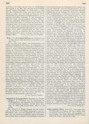 343-344 [Rezension] Zeitschrift für Kirchengeschichte ; 48(N.F.).1929