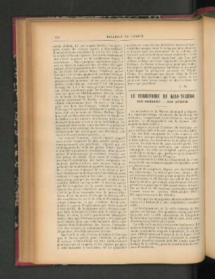 La Territoire de Kiao-Tchéou. Son Présent - son Avenir.