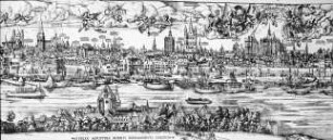 Köln Stadtansicht (graph. Darstellung), Stadtmuseum Köln, Woensam, Anton