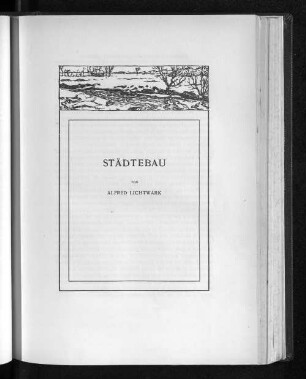 Städtebau