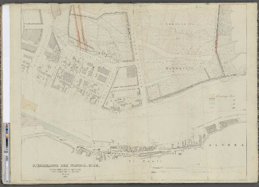 Blatt VII. 1877. : Steinwärder. Kuhwärder. St. Pauli. Altona.