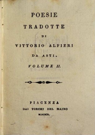 Opere di Vittorio Alfieri da Asti, 18. Poesie tradotte ; 2
