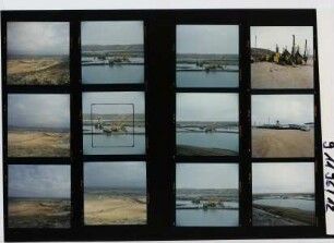 Euphrat-Staustufe - Staudamm und Wasserkraftwerk, Birecik, 1996
