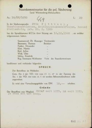 Wittkamp, Otto