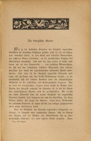 Aus Ungarn : literatur- und culturgeschichtliche Studien