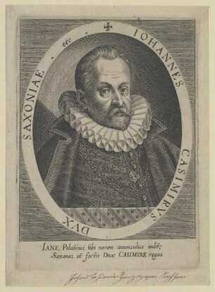 Bildnis des Johann Casimir zu Sachsen-Coburg