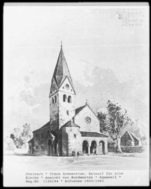 Entwurf die Evangelische Pfarrkirche Sankt Peter und Paul in Steinach (Kreis Sonneberg)