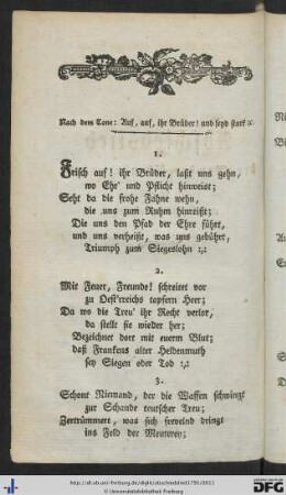 Abschiedslied.