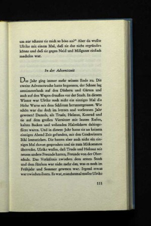 In der Adventszeit