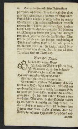 Die ander Regul.