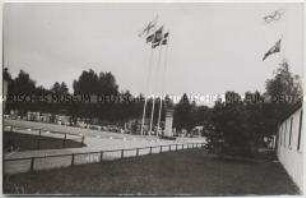 Truppenübungsplatz Döberitz, Lager Elsgrund, Unterkunft der schwedischen Turner zur XI. Olympiade in Berlin 1936