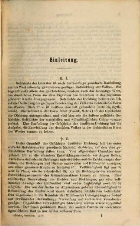 Grundriss zur Geschichte der deutschen Dichtung aus den Quellen, 1. Von der ältesten Zeit bis zum dreiszigjährigen Kriege