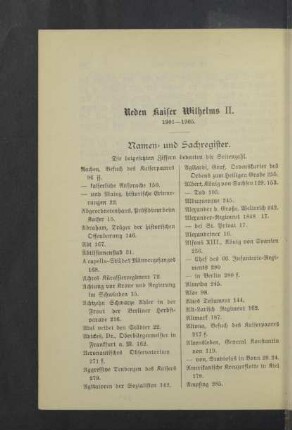 Namen- und Sachregister. 1901-1905.