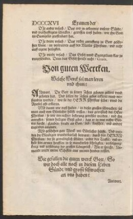 Von guten Wercken.