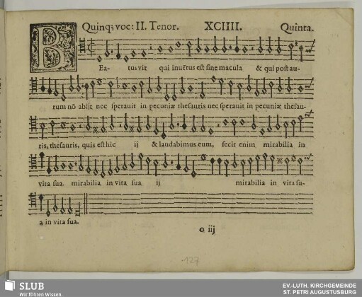 XCIIII. Beatus vir qui inventus est