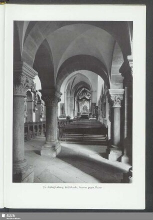 Aschaffenburg, Stiftskirche, Inneres gegen Osten