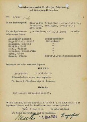 Friedrich, Charlotte