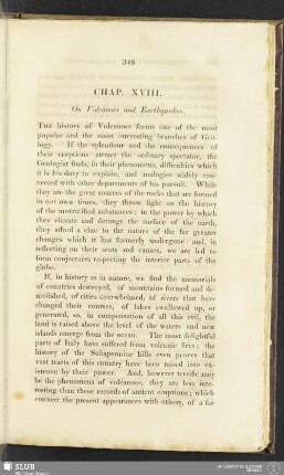 Chap. XVIII. On Volcanoes and Earthquakes