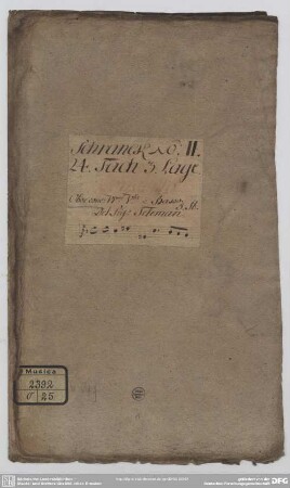 Concertos - Mus.2392-O-25 : ob, strings, bc - f; TWV 51: f 1