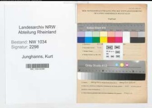 Entnazifizierung Kurt Junghanns , geb. 29.09.1878 (Kapitaen)