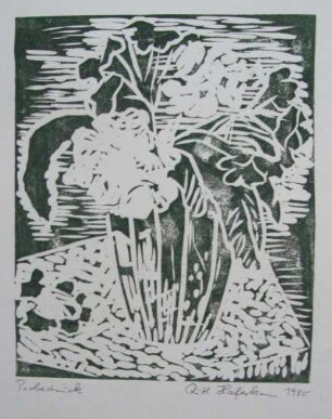 Blumenvase Druck