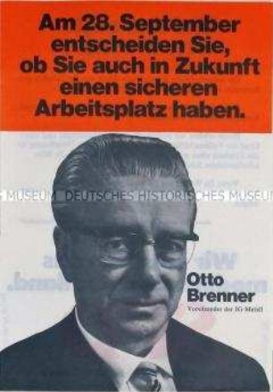 Flugblatt der SPD zur Bundestagswahl 1969
