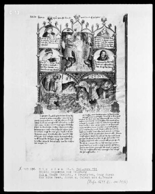 Biblia Pauperum aus Salzburg — ---, Folio 6recto